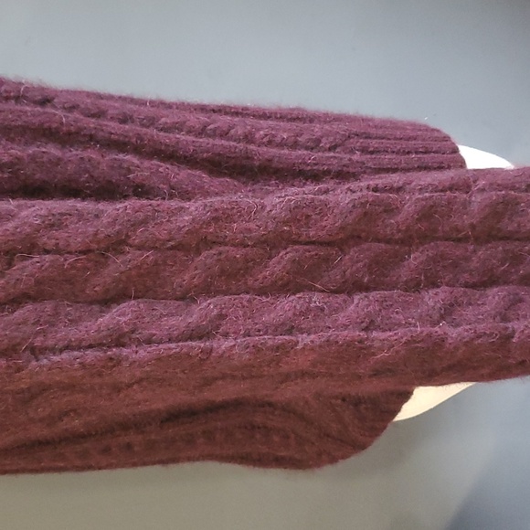 ALC alpaca blend crewneck Cable Knit pullover sweater size s - Picture 7 of 14